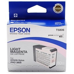 EPSON C13T580600 Картридж для Epson Stylus Pro 3800  светло-пурпурный  (Light Magenta) 80 мл.