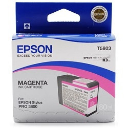 EPSON C13T580300 Картридж для Epson Stylus Pro 3800  пурпурный  (Magenta) 80 мл.