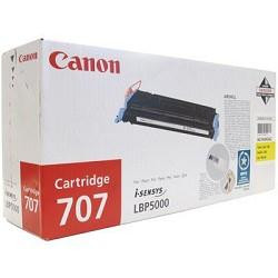 Canon Cartridge 707Y  9421A004 Картридж для LBP 5000/5100, Желтый, 2000 стр.
