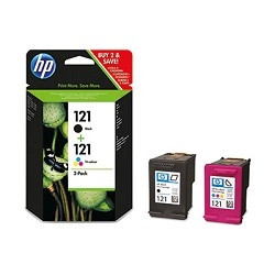 HP CN637HE Картриджи №121, Black&Color {DeskJet F4283/D2563, Black&Color (combo pack)}