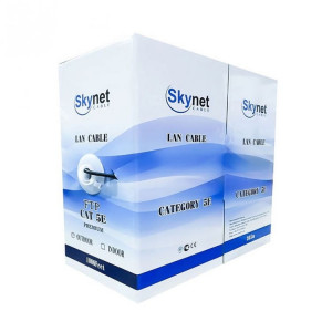 SkyNet Кабель FTP indoor, медный, FLUKE TEST, кат.5e, однож., 305 м, box, серый [CSL-FTP-4-CU]