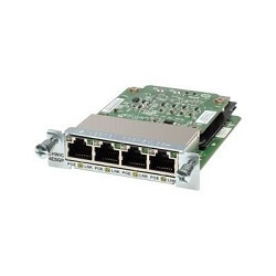 EHWIC-4ESG-P= Four port 10/100/1000 Ethernet switch interface card w/PoE