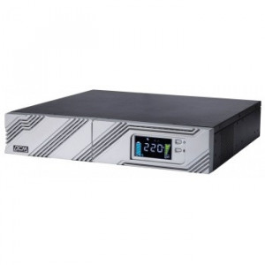 UPS PowerCom SRT-3000A LCD {Line-Interactive, 3000VA / 2700W, Rack/Tower, IEC, Serial+USB, SmartSlot, подкл. доп. батарей}